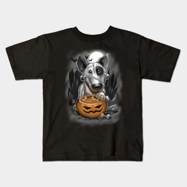 Trick or Treat Kids T-Shirt by FruitoftheDoom